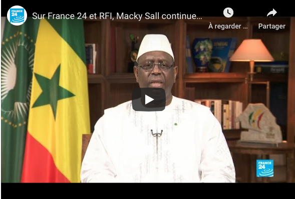 Sur France 24 et RFI, Macky Sall continue de réclamer l’annulation de la dette africaine