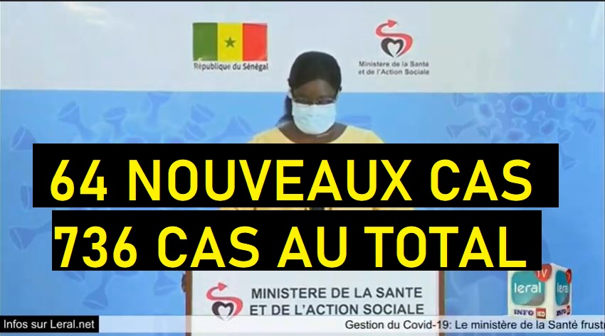 URGENT ! 64 nouveaux cas de C0vid - Situation du Jour - Ce 20 Mars 2020