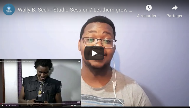 Wally B. Seck - Studio Session / Let them grow up | South African Reaction