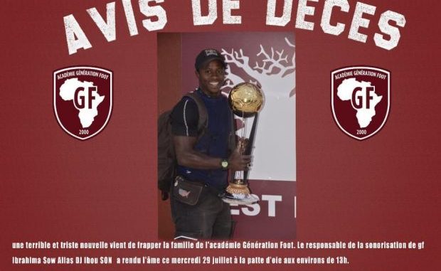 Grave accident à la Patte d’Oie : Un agent de Génération Foot mortellement fauché par un camion