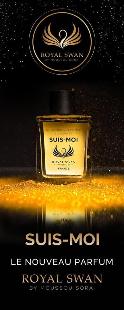 Moussou Sora fondatrice de la marque Royal Swan lance sa première collection de parfum »SUIS -MOI »