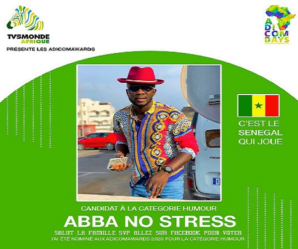 Adicom Days - Africa Digital Communication : Abba No Stress parmi les acteurs francophones nominés de cette édition 2020