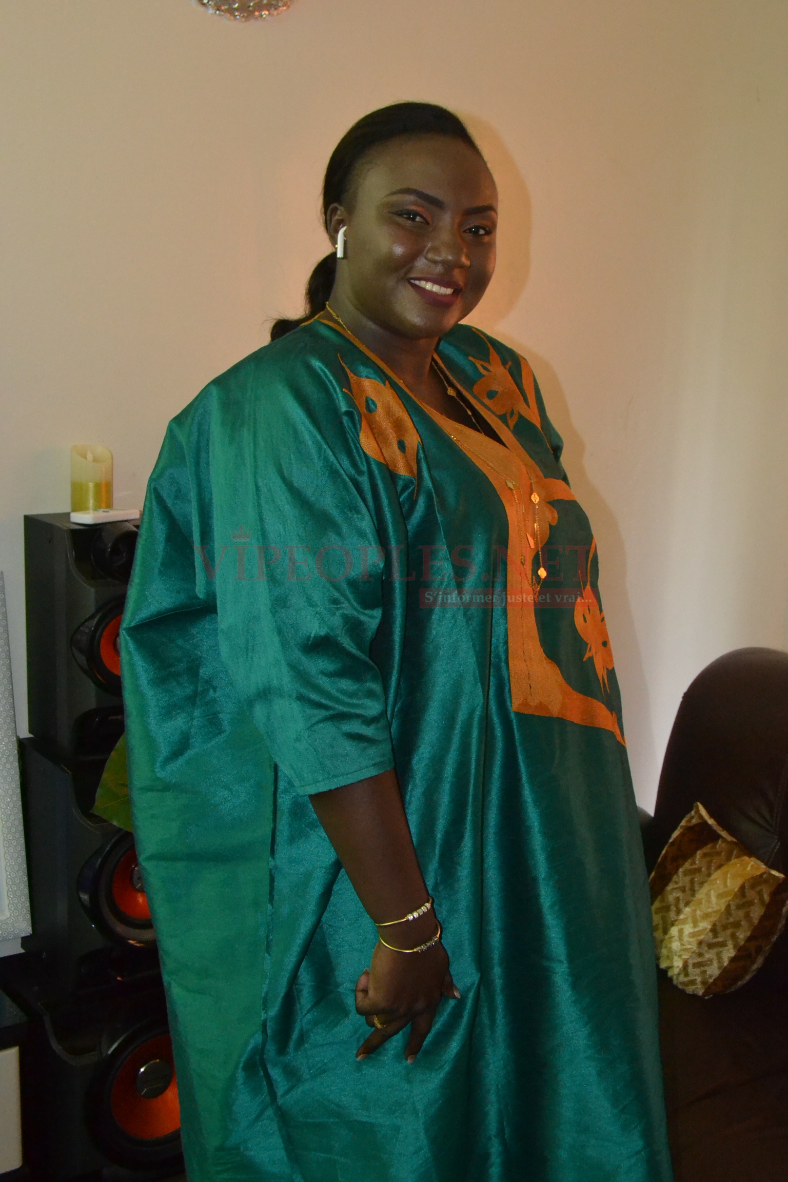 La tigresse de la Zik Fm , Lala Diop dans les locaux de Vipeoples.net