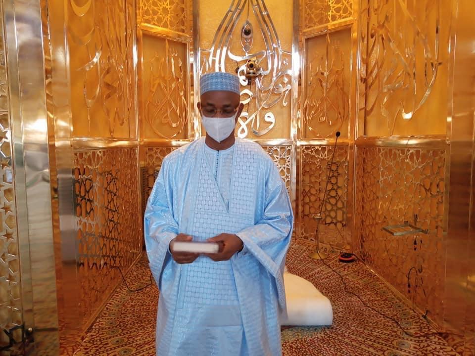 Prière du vendredi, le futur président de la Guinée, Cellou Dallein Diallo a prié à Dakar.