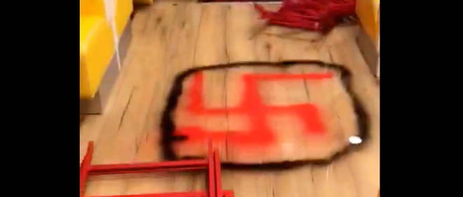 Un restaurant casher à Paris vandalisé et recouvert d'inscriptions antisémites
