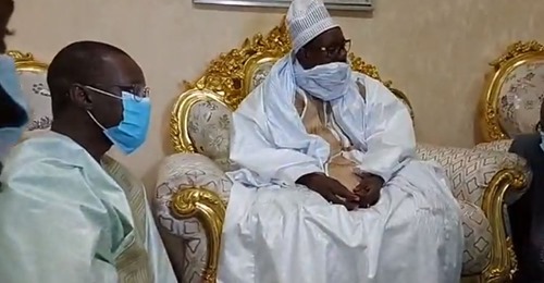 Magal : Ousmane Sonko chez le porte parole du khalife général des mourides