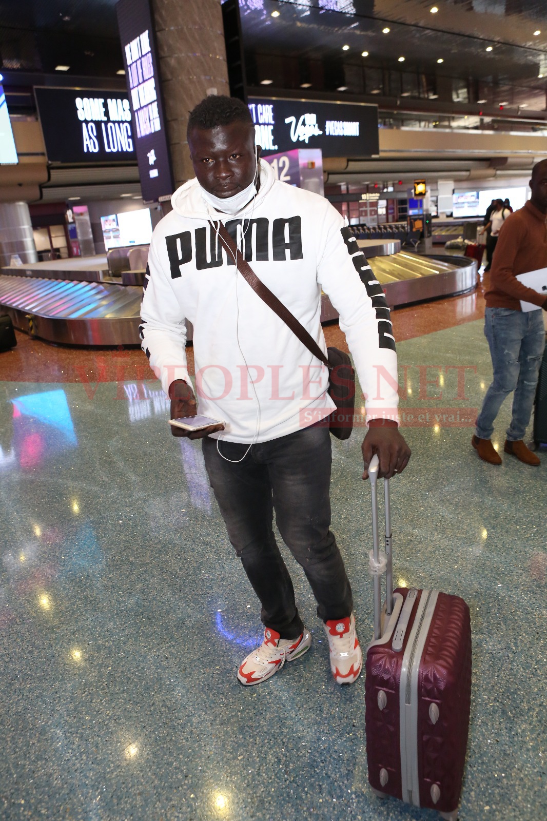 En images depuis l'aeroport de Las Vegas, l'arrivés des guest de Mo Gate pour au Las Vegas Fashion week