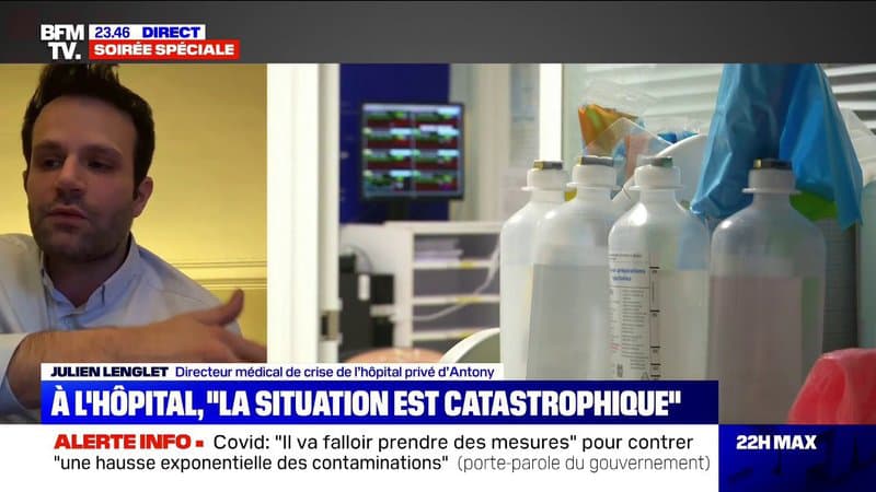 Julien Lenglet (hôpital privé d'Antony): "Le Covid ne doit pas vous empêcher de venir consulter si vous avez un problème médical"