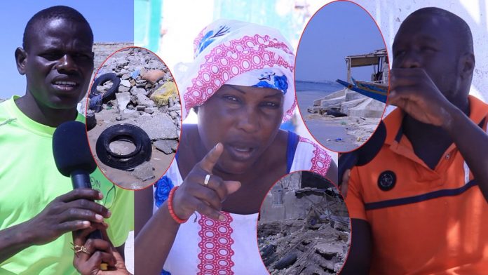Bargny Guedj : L’avancée de la mer provoque des catastrophes,les populations crient leur ras-le-bol