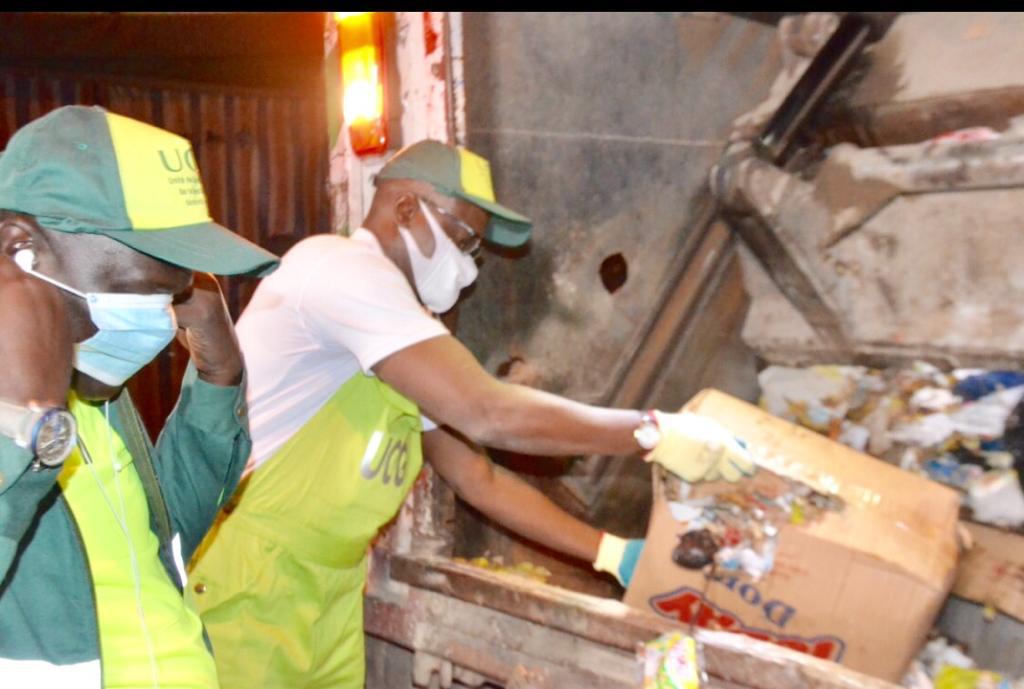 Lancement de l'opération de collecte NOCTURNE des déchets à Dakar.