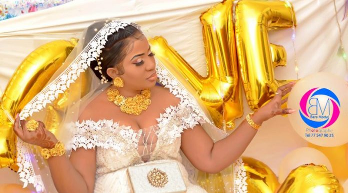 Carnet rose: La belle Saly Sow  devient madame Mbow, les images exclusives du mariage