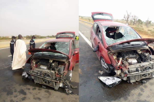 Urgent – Autoroute à péage : Le Saltigué Koromack Faye victime d’un accident (photos)
