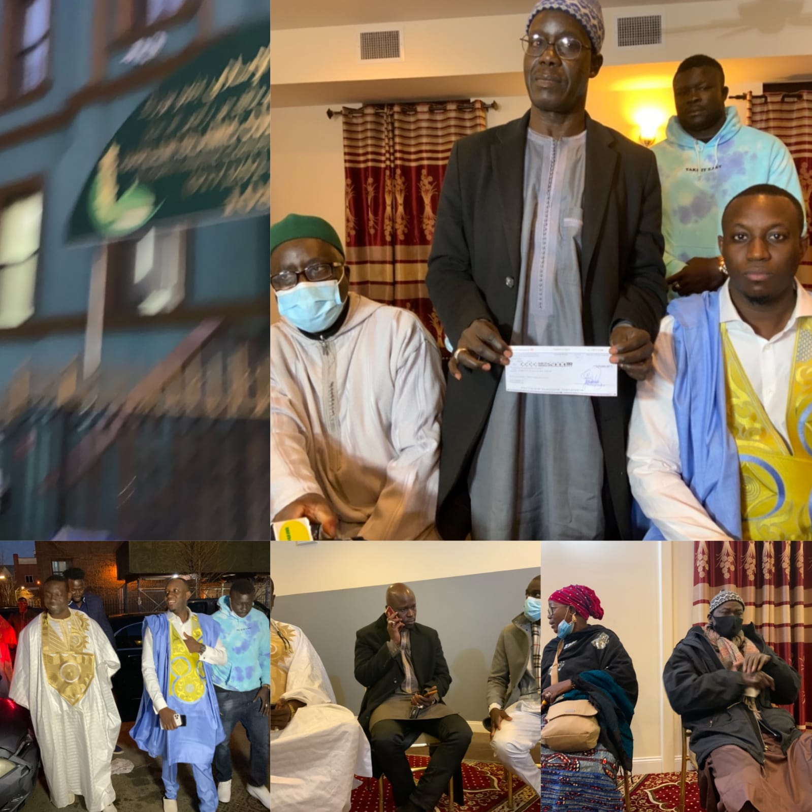 MO GATES AU ZAWIYA EL HADJ MALICK SY AVEC 25 000 DOLLARS POUR SON SOUTIENT AU DAHIRA