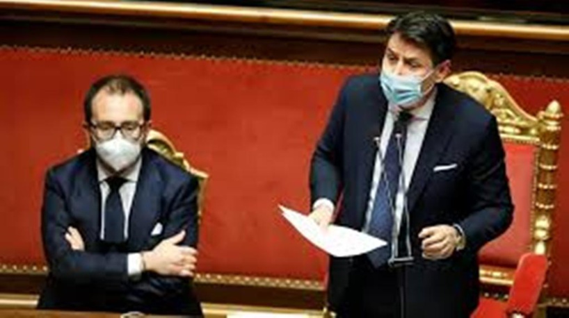 Le chef du gouvernement italien Giuseppe Conte a démissionné