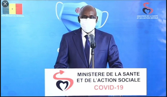 Covid-19 : Le Sénégal a enregistré 7 décès supplémentaires, 58 cas graves et 297 nouveaux cas positifs dont 197 cas communautaires