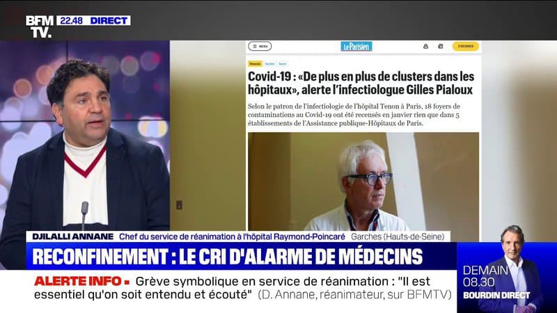 Pr Djillali Annane: "Par rapport à la première vague, on a le sentiment que le délai d'admission entre le début des symptômes et l'admission en réanimation s'est raccourci"