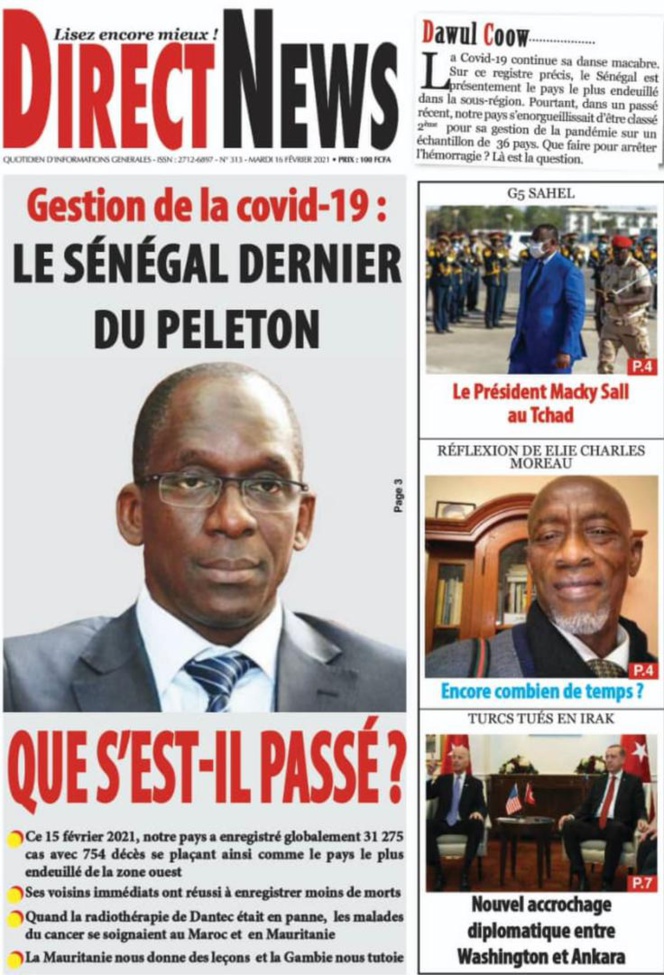 Traitement tendancieux de l’information: Pape Diogoye Faye de Direct News s’acharne sur Diouf Sarr