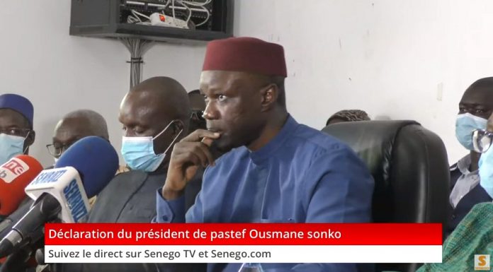 Ousmane Sonko invoque son droit à la résistance et dézingue le “triangle des Bermudes judiciaire”