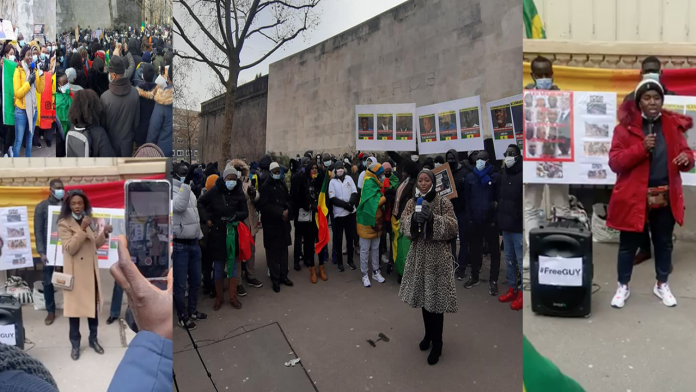 URGENT: Manifestation des partisans de Sonko de la Diaspora après la levée d’immunité parlementaire de Ousmane SONKO