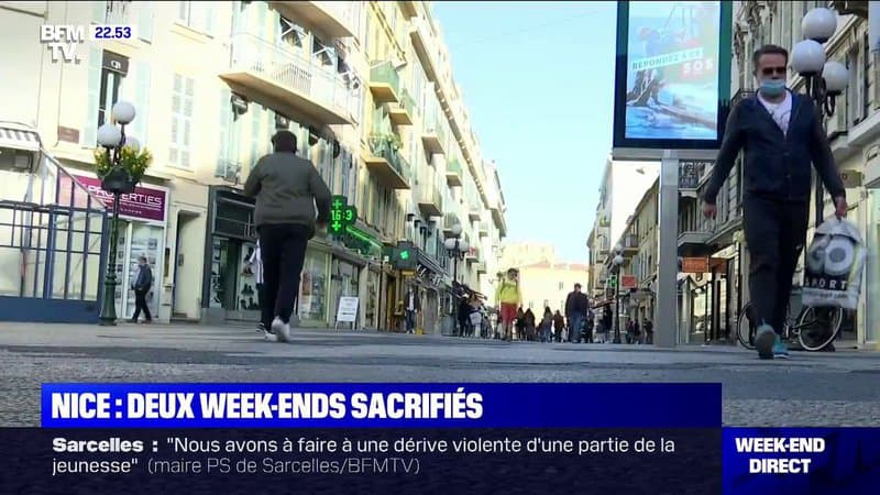 Nice: le premier week-end de confinement a débuté