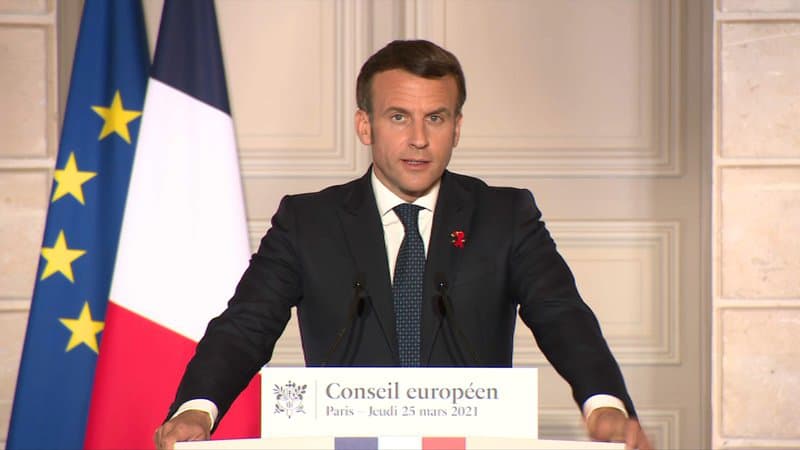 Covid-19: Macron réitère son objectif de "vacciner tous les Français qui le souhaitent d'ici la fin de l'été"