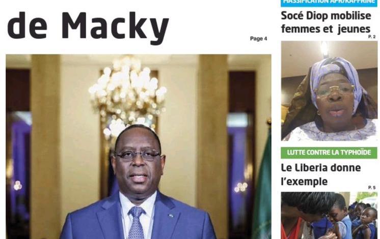 Actu kiosque : Discours du chef de l’État Macky Sall, le combat Eumeu Sène-Lac de Guiers2…au menu