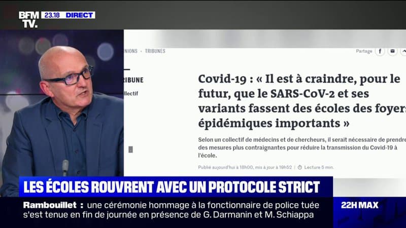 Covid-19: pour le Dr Jérôme Marty, "il faut préparer la rentrée scolaire de septembre dès maintenant" Covid-19: pour le Dr Jérôme Marty, "il faut préparer la rentrée scolaire de septembre dès maintenant"