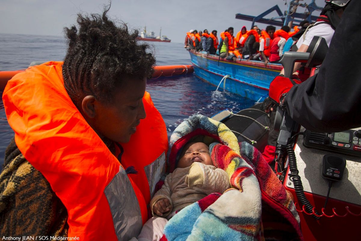 125 enfants en route vers l’Europe, secourus au large de la Libye