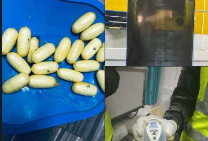 Aibd: La Douane a saisi 41 boulettes de cocaïne, estimées à 45 millions de FCfa