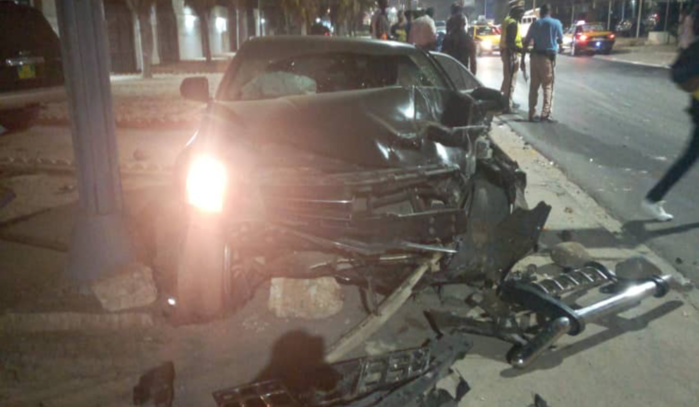 Almadies: Une voiture de l'Ambassade des Etats-Unis au cœur d'un violent accident
