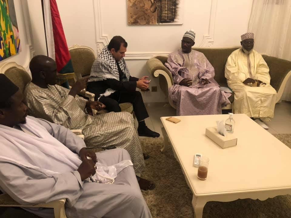 Situation en Palestine: Le Khalife général des Mourides envoie une délégation chez l'Ambassadeur de l'autorité palestinienne au Sénégal..