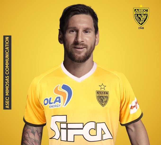 En fin de contrat ce jeudi: l'ASEC d'Abidjan veut signer Lionel Messi pour...