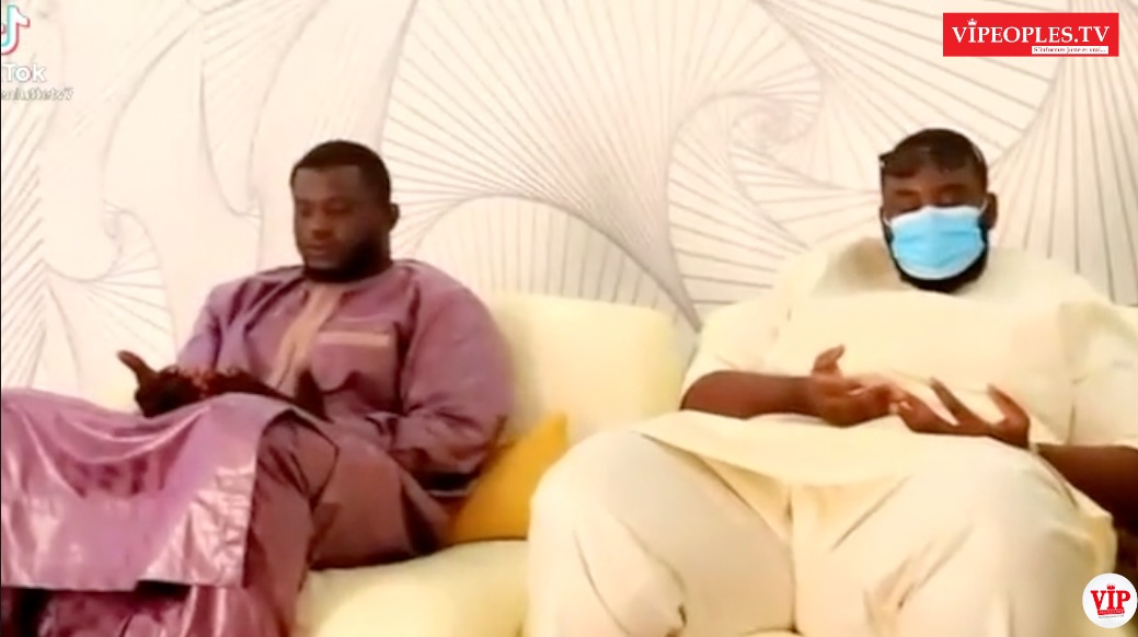 Regardez le fils du président Macky Sall Amadou chez Balla Gaye 2 pour présenter ses condoléances