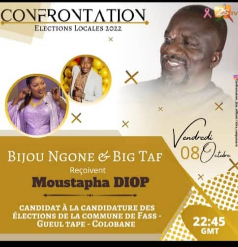 Moustapha Diop 37cinq sera la surprise des locales pour  la mairie de Gueule Tapé .En exclusivité ce vendredi dans confrontation