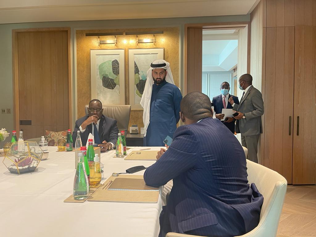 JOURNEE DU SENEGAL A DUBAI: En images Elimane Lam et le président Macky Sall en compagnie du PDG de DAMAC le richissime homme de DUBAI