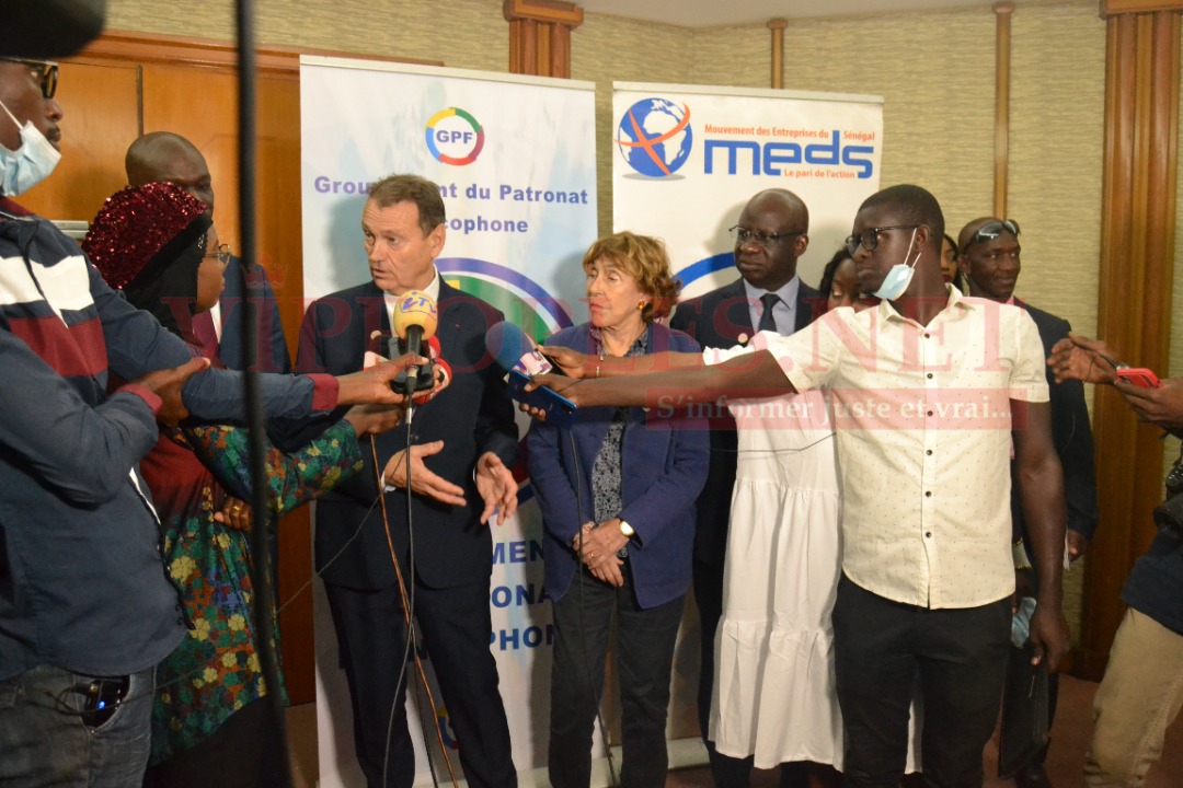 Cérémonie d'ouverture du forum des Entreprises Francophones à Dakar. En images.