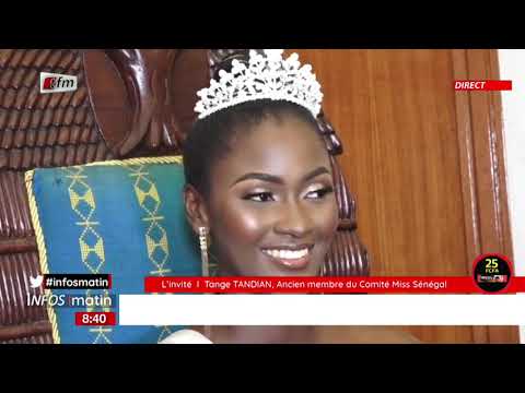 Tange Tandian (Ancien membre comité Miss Sénégal) invité dans Infos du matin du 22 Novembre 2021