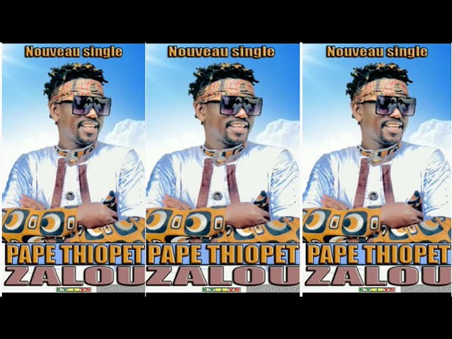 “Zalou”, Pape Ndiaye Thiopet transforme la chanson “Jaloux de Dadju en Mbalax (audio officiel)