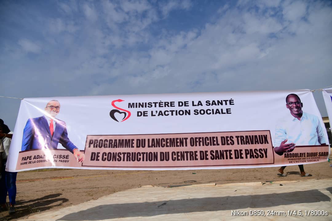 Bientôt un centre de santé secondaire à Passy : un pas de plus dans la densification de la carte sanitaire du Sénégal.