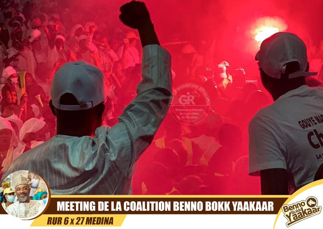 Photos. Revivez En Images Le Meeting De Clôture De Cheikh Ba