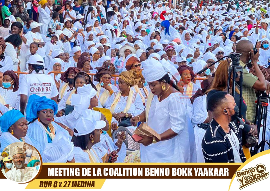Photos. Revivez En Images Le Meeting De Clôture De Cheikh Ba