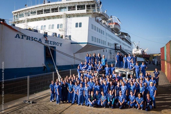 Santé : Mercy Ships, bateau hôpital américain est bien arrivé à Dakar