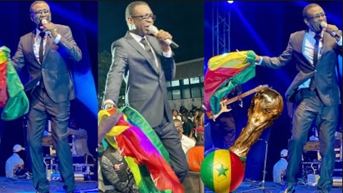 DIRECT: Youssou Ndour met l'ambiance quelques heures avant la finale Sénégal Egypte