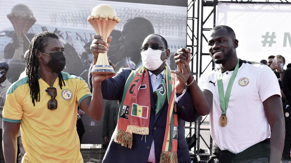 En Direct : L’incroyable accueille des champions d'Afrique de football 2022 les lions à Dakar