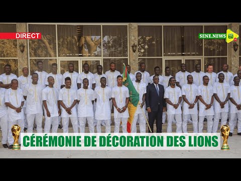Can 2021 - SENEGAL : Cérémonie de décoration des lions