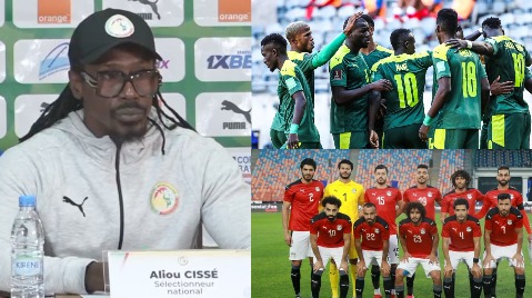 Urgent: La surprenante réponse  de Aliou Cissé coache des lions face aux pharaons«on est pas favoris