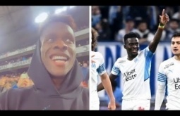 Bamba Dieng marque un joli but et le dédie à pa Abou Cissé venu voir le match Marseille ….
