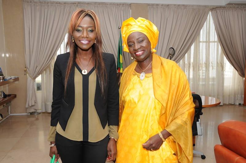 Mimi Touré et Coumba Gawlo Seck au Building administrative