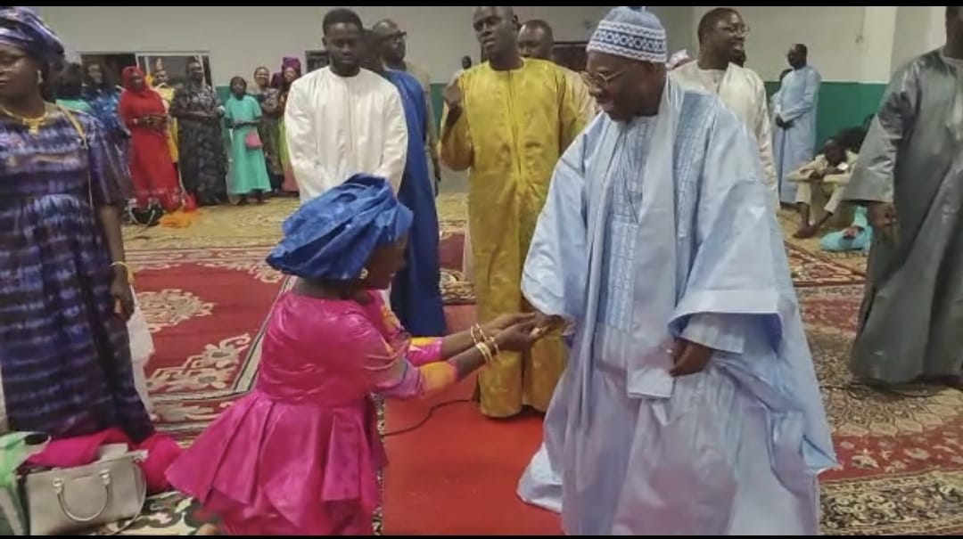 Bordeaux:Sant Serigne Saliou Mbacke wakeur Cheikh Bethio Thioune avec Serigne Saliou Gueul Tapé