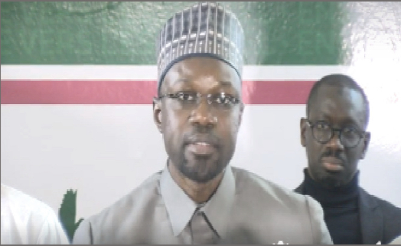 Message de Ousmane Sonko : Hommage à sa « sécurité, aux leaders, aux militants et aux sympathisants, victimes de la folie dictatoriale du régime »